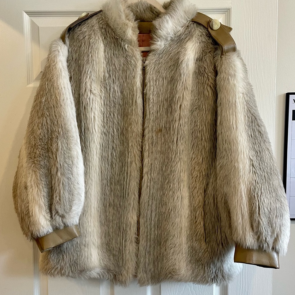 Vintage Faux Fur Bomber